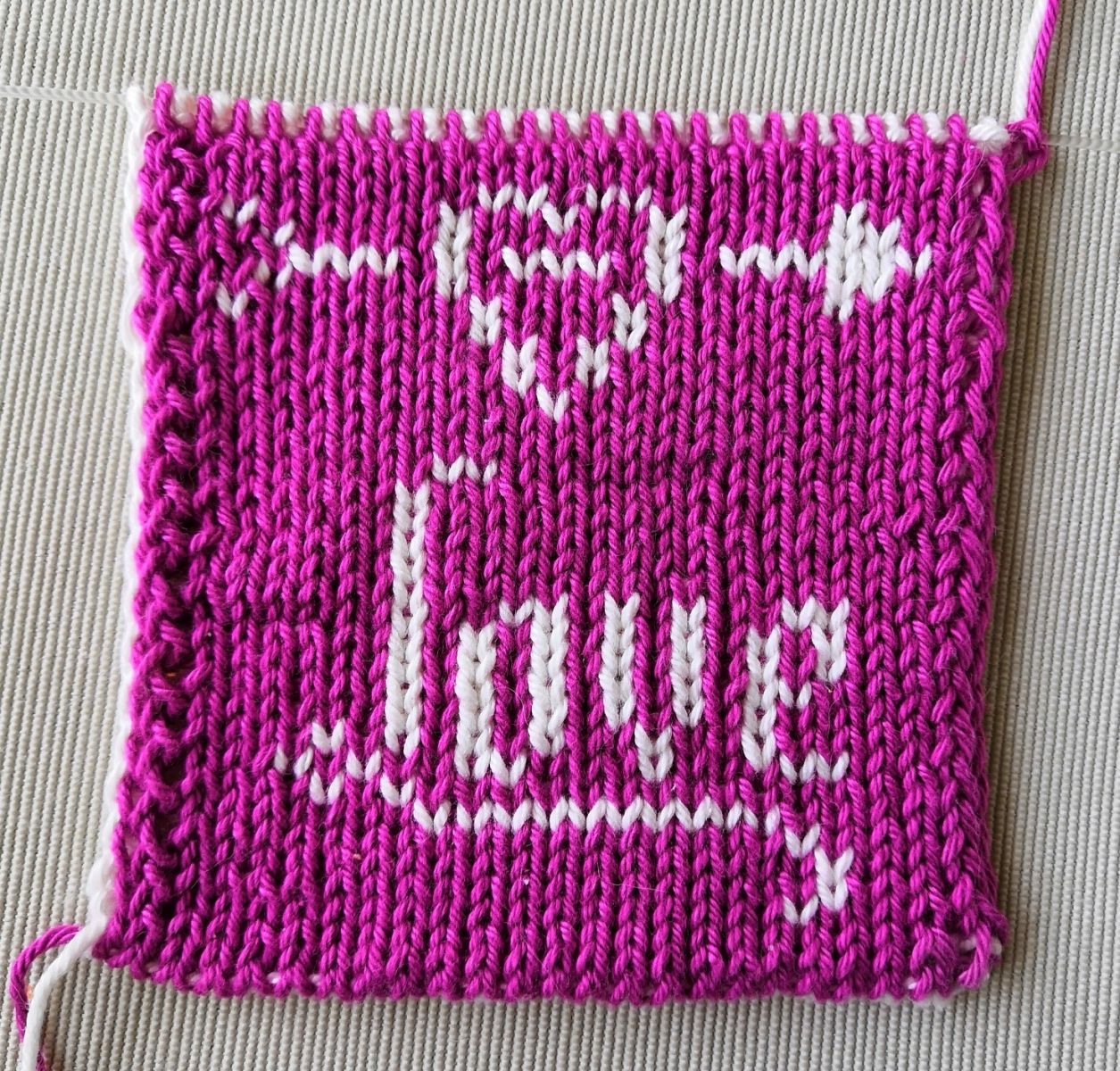 Blog-Inhaltsbild für 'Doubleface für Fortgeschrittene - Untersetzer "Love"'